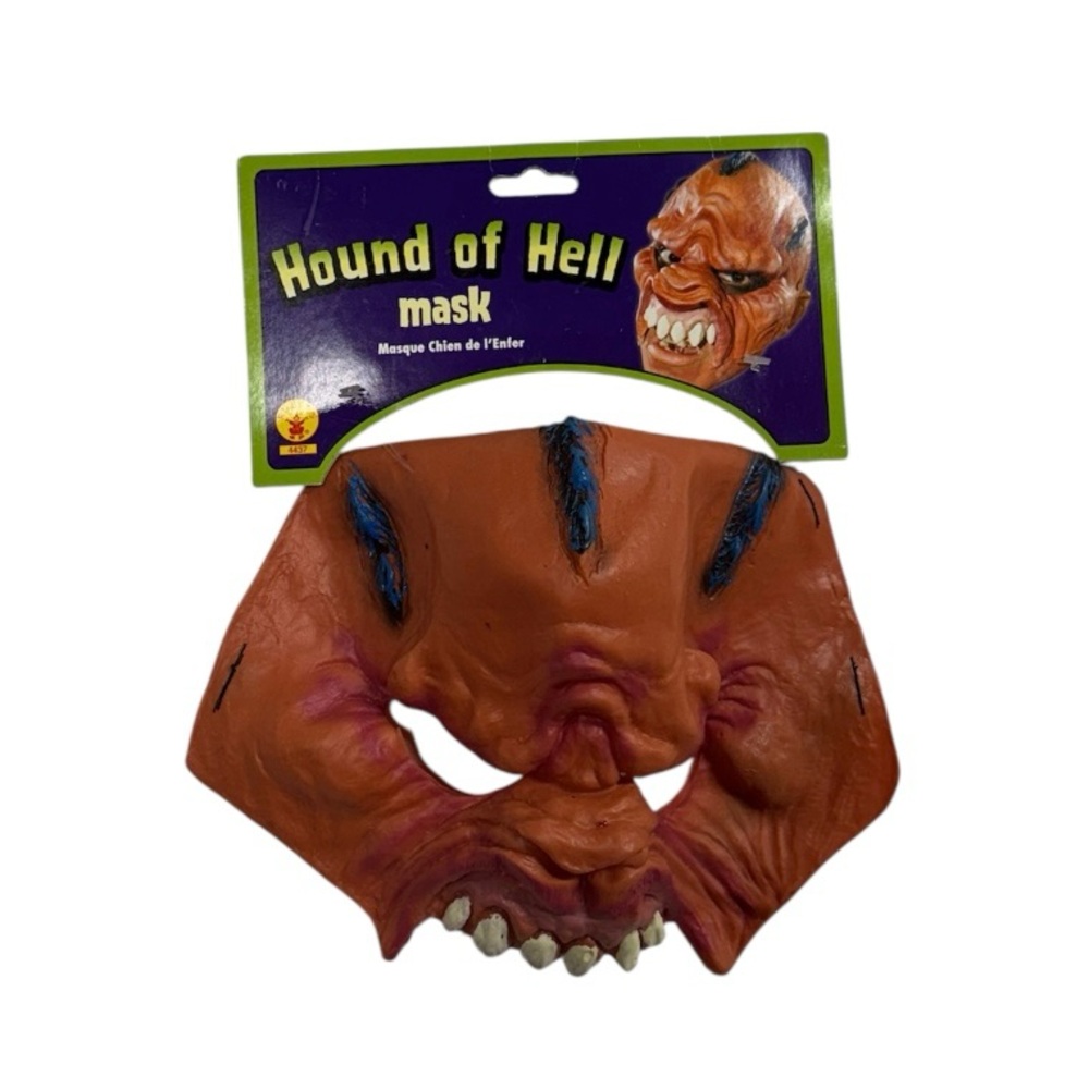 Rubie’s hound of hell mask brand new attached to packaging, never worn mask!